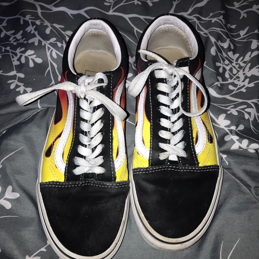 Vintage flame vans!